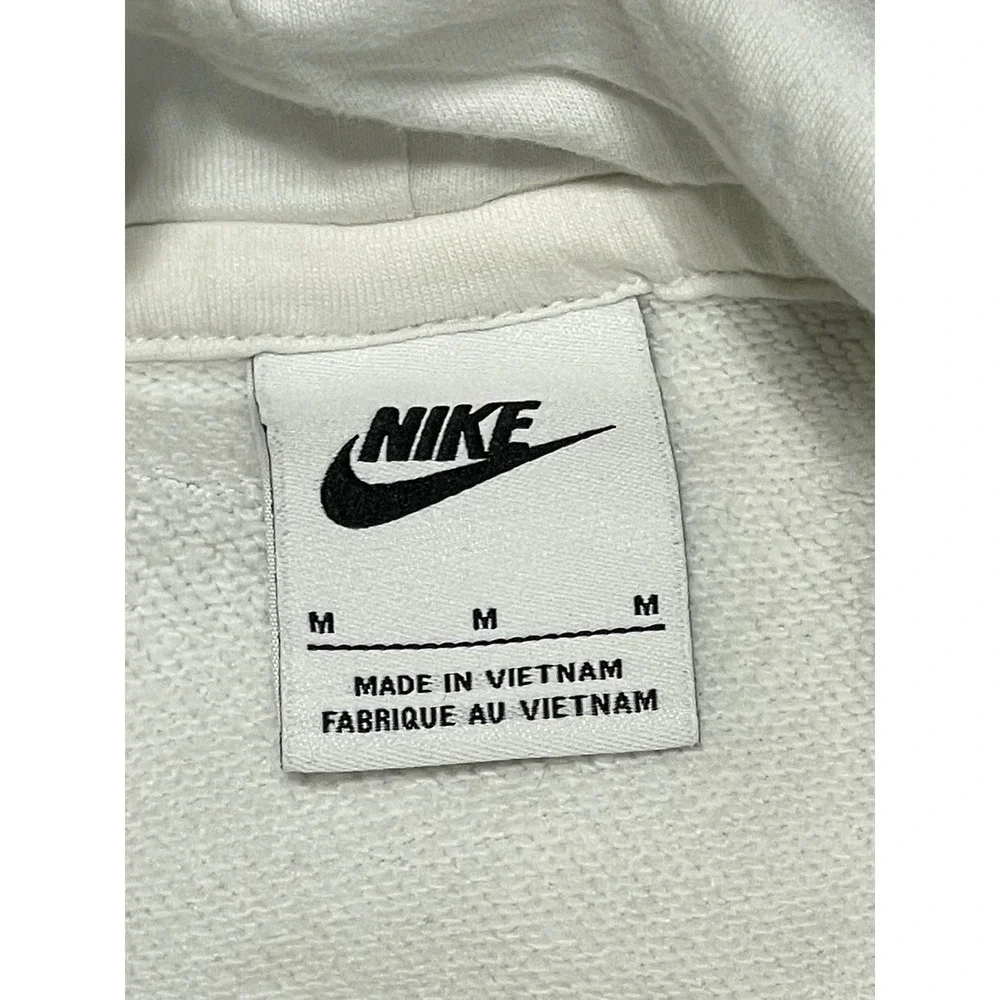 Nike Hooded Sweatshirt High Low Style White Womens Medium‎